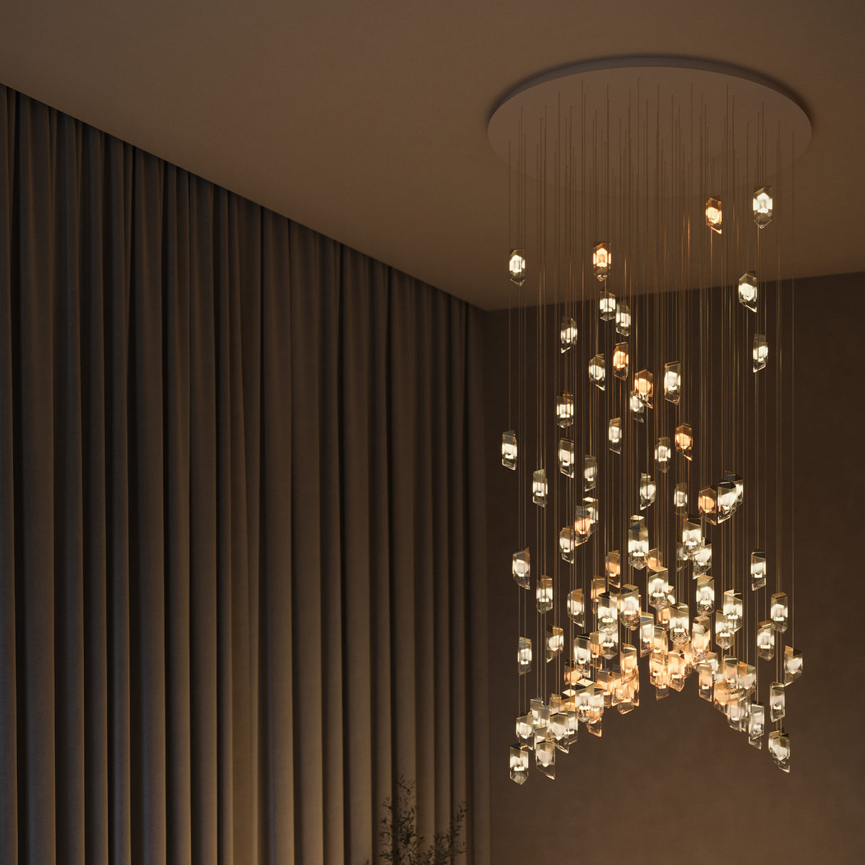 Crystalline · Clusters