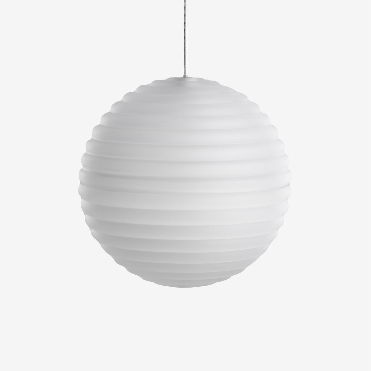 Press Frosted Sphere Pendant