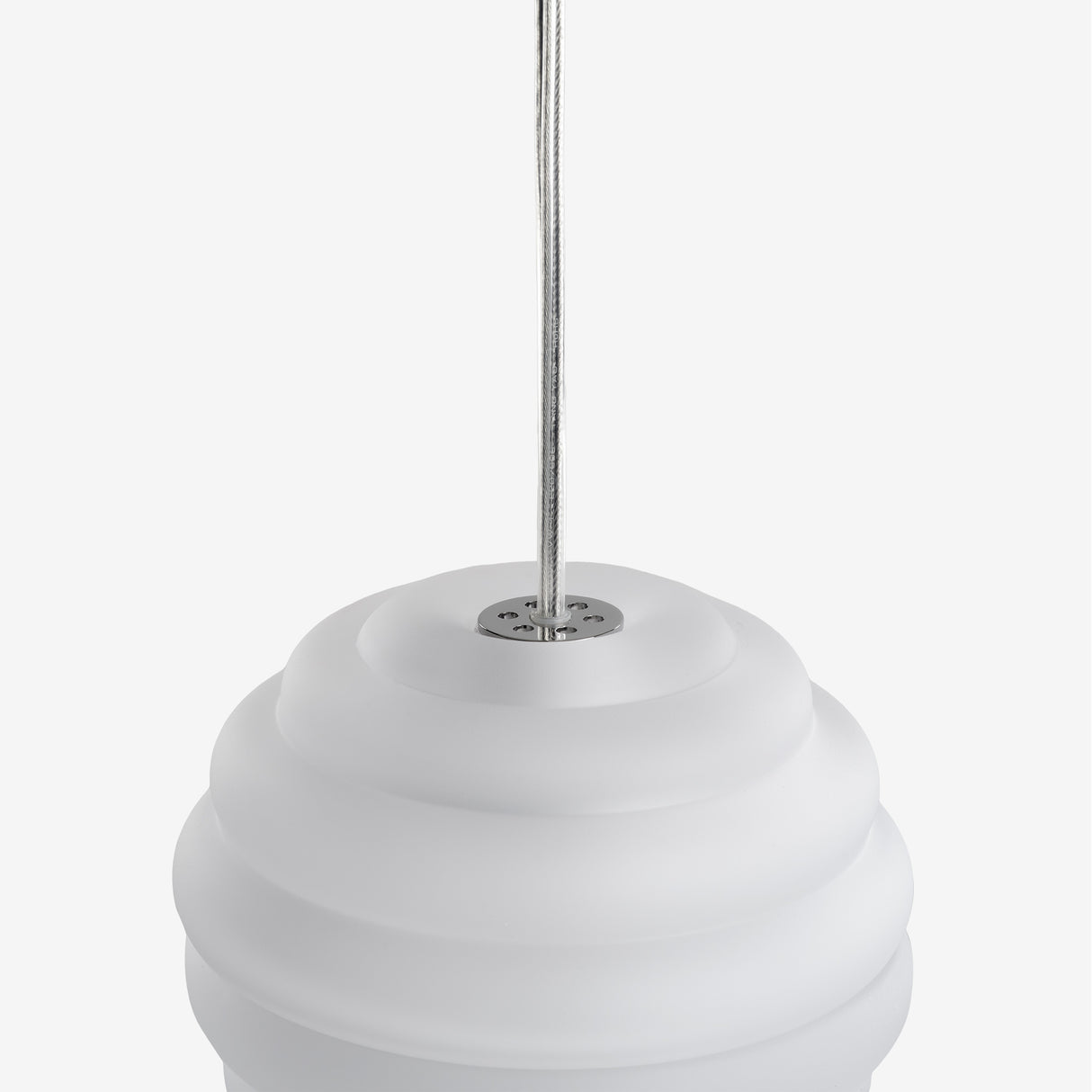 Press Frosted Mini Sphere Pendant