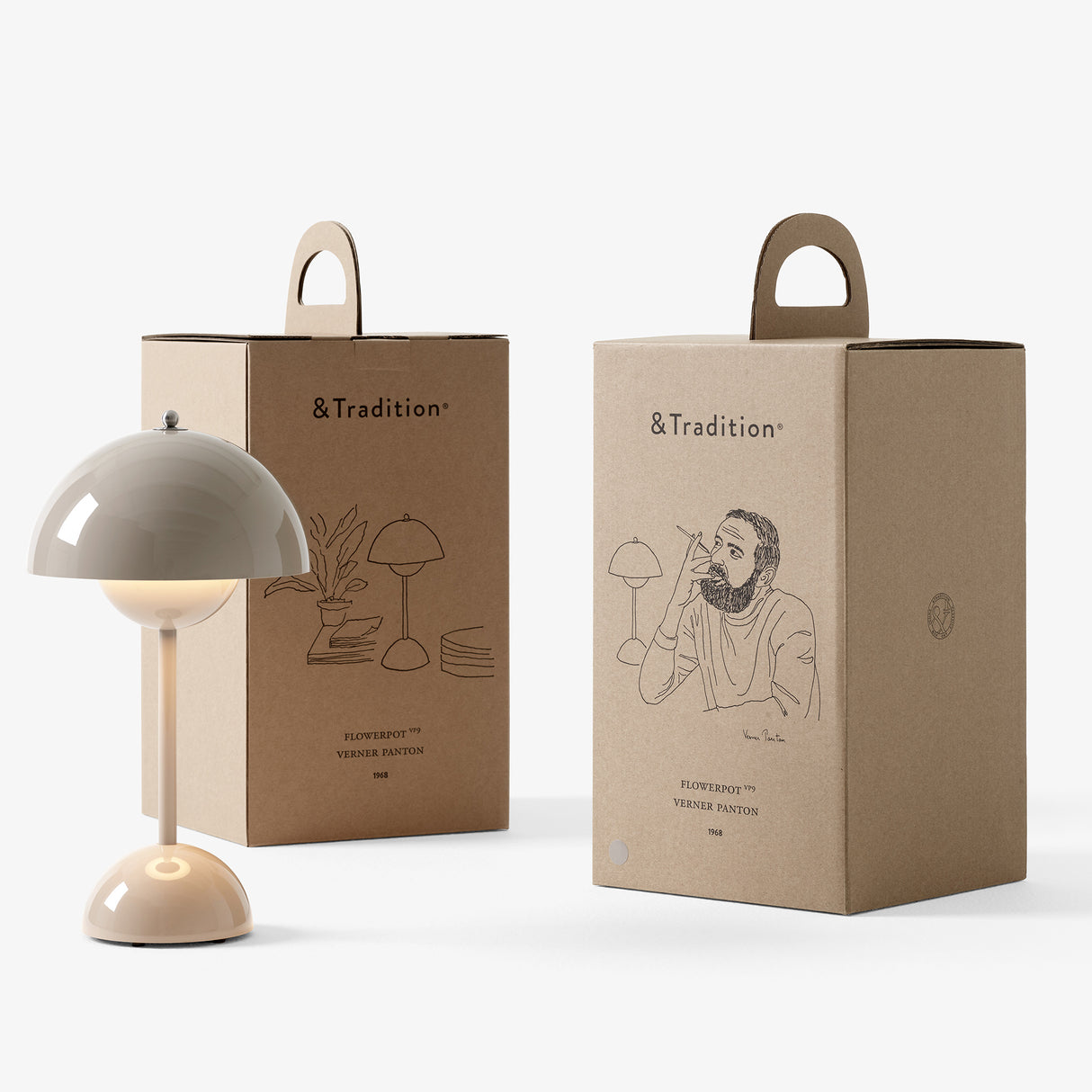 Flowerpot VP9 Portable Lamp