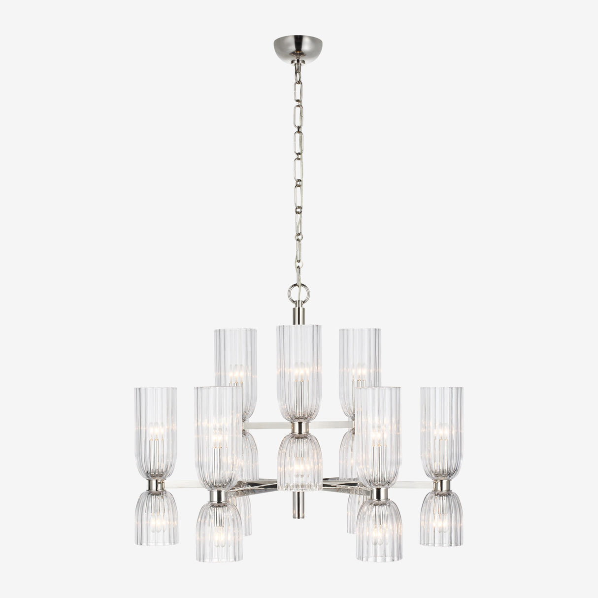 Asalea Medium Two-Tier Chandelier