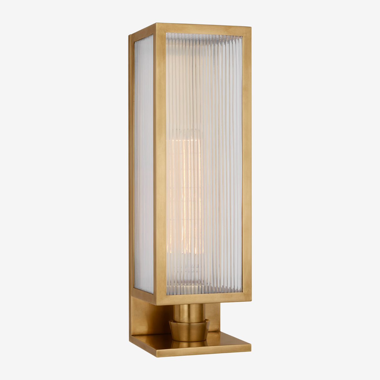 York Single Box Sconce