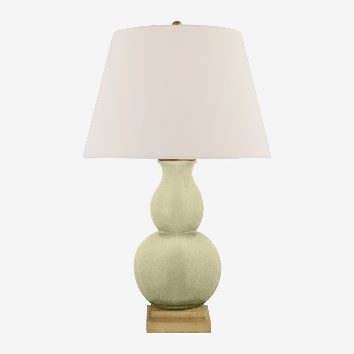 Gourd Form Small Table Lamp