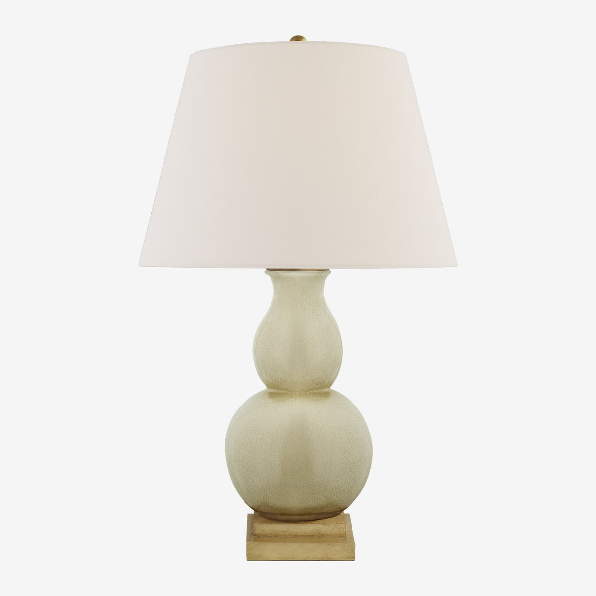 Gourd Form Small Table Lamp