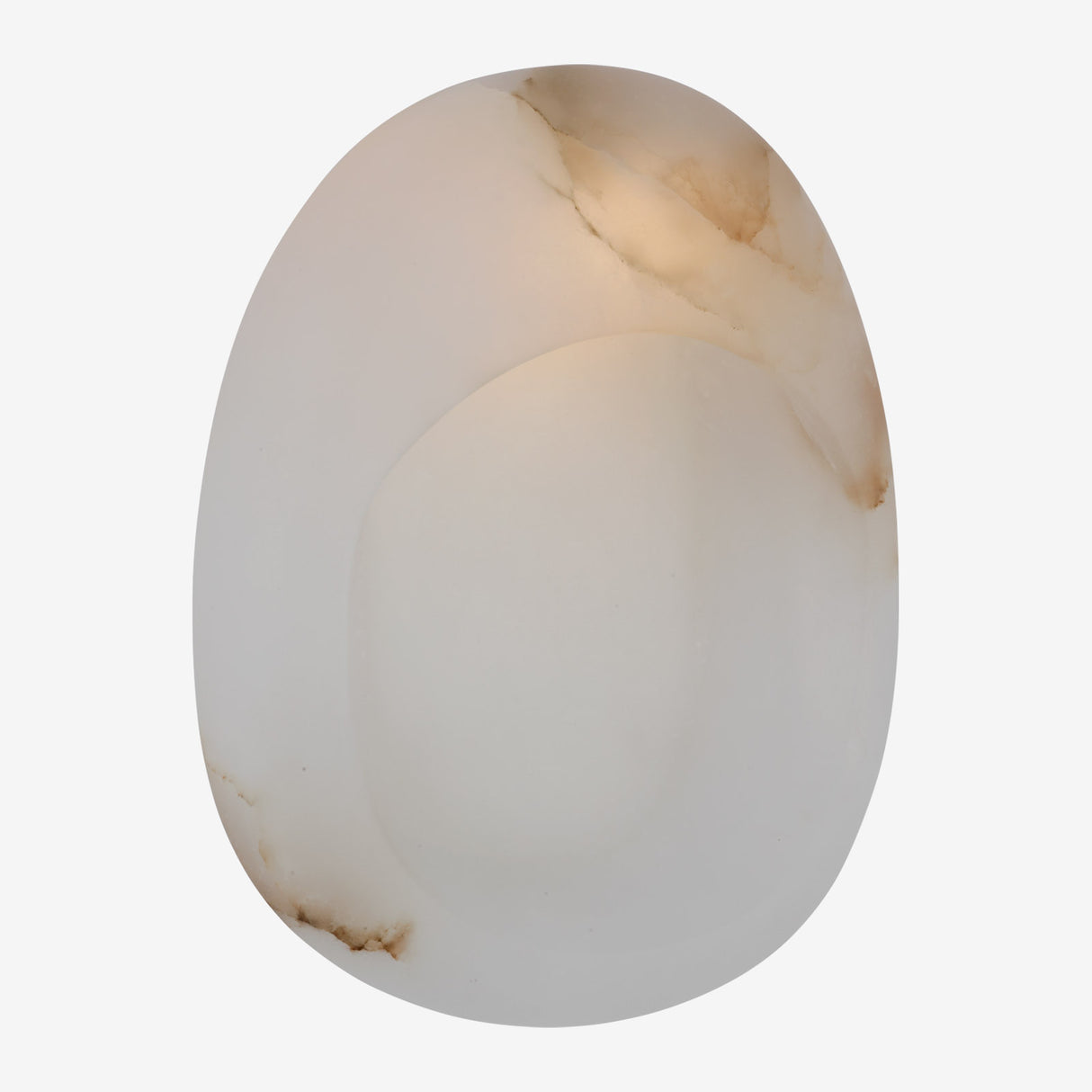Esculpa Rounded Wall Light (Alabaster)