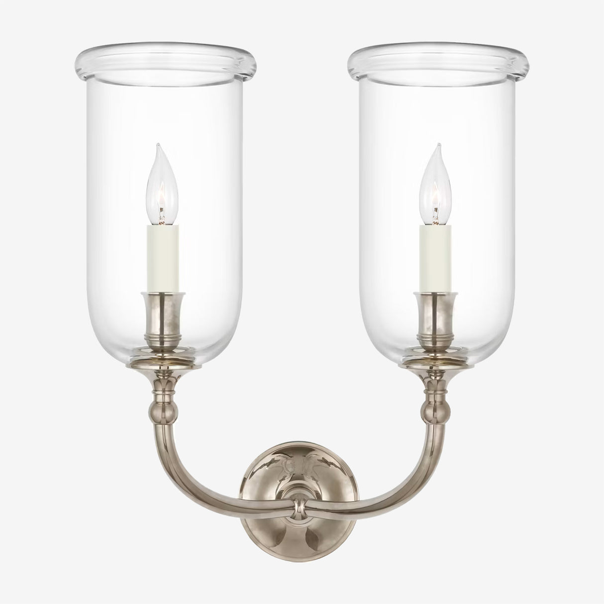 Embers Double Hurricane Sconce