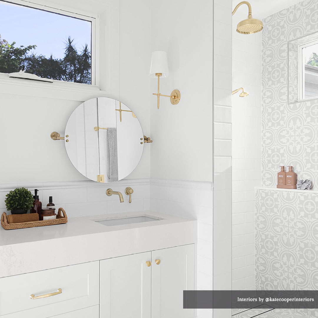 Bryant Sconce with White Glass Shade