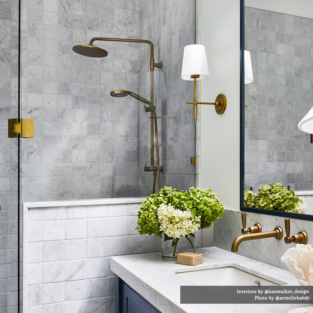 Bryant Sconce with White Glass Shade