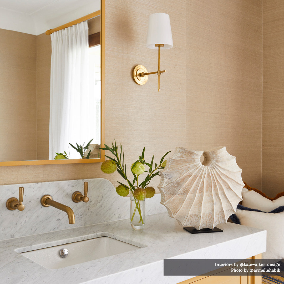 Bryant Sconce with White Glass Shade