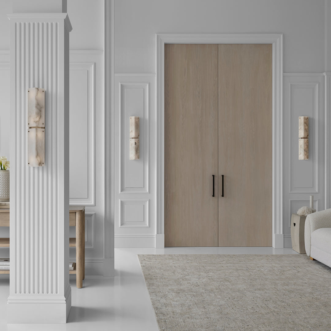 Clayton Large Sconce in Alabaster