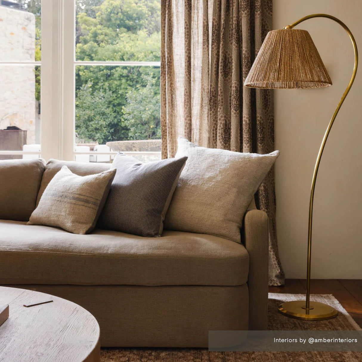 Dume Large Arched Floor Lamp