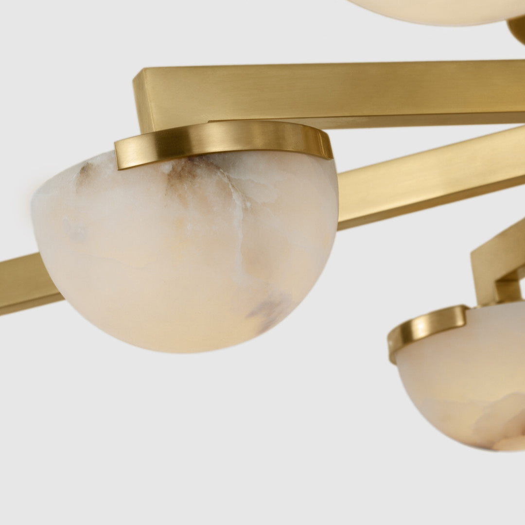 Pedra Grande Staggered Arm Flush Mount