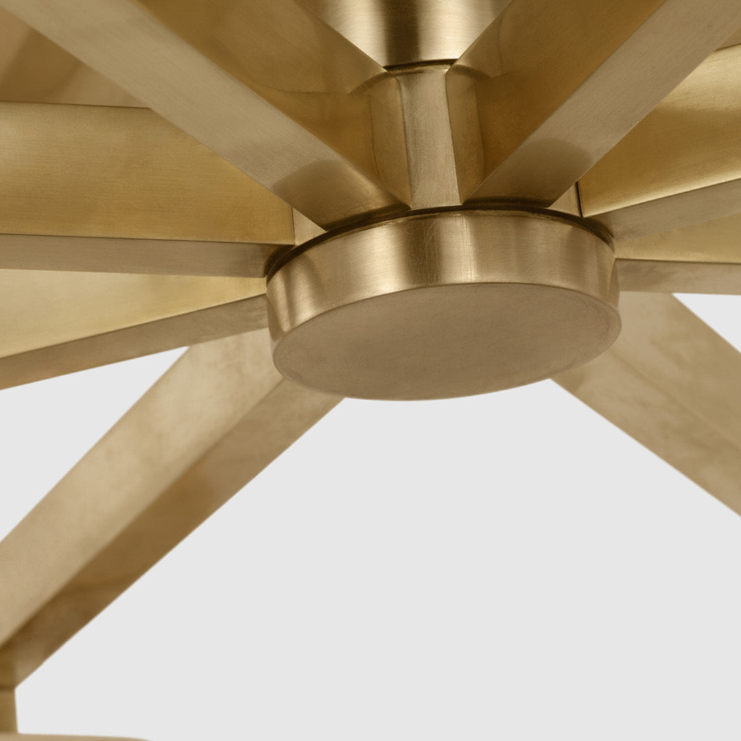 Pedra Large Staggered Arm Flush Mount