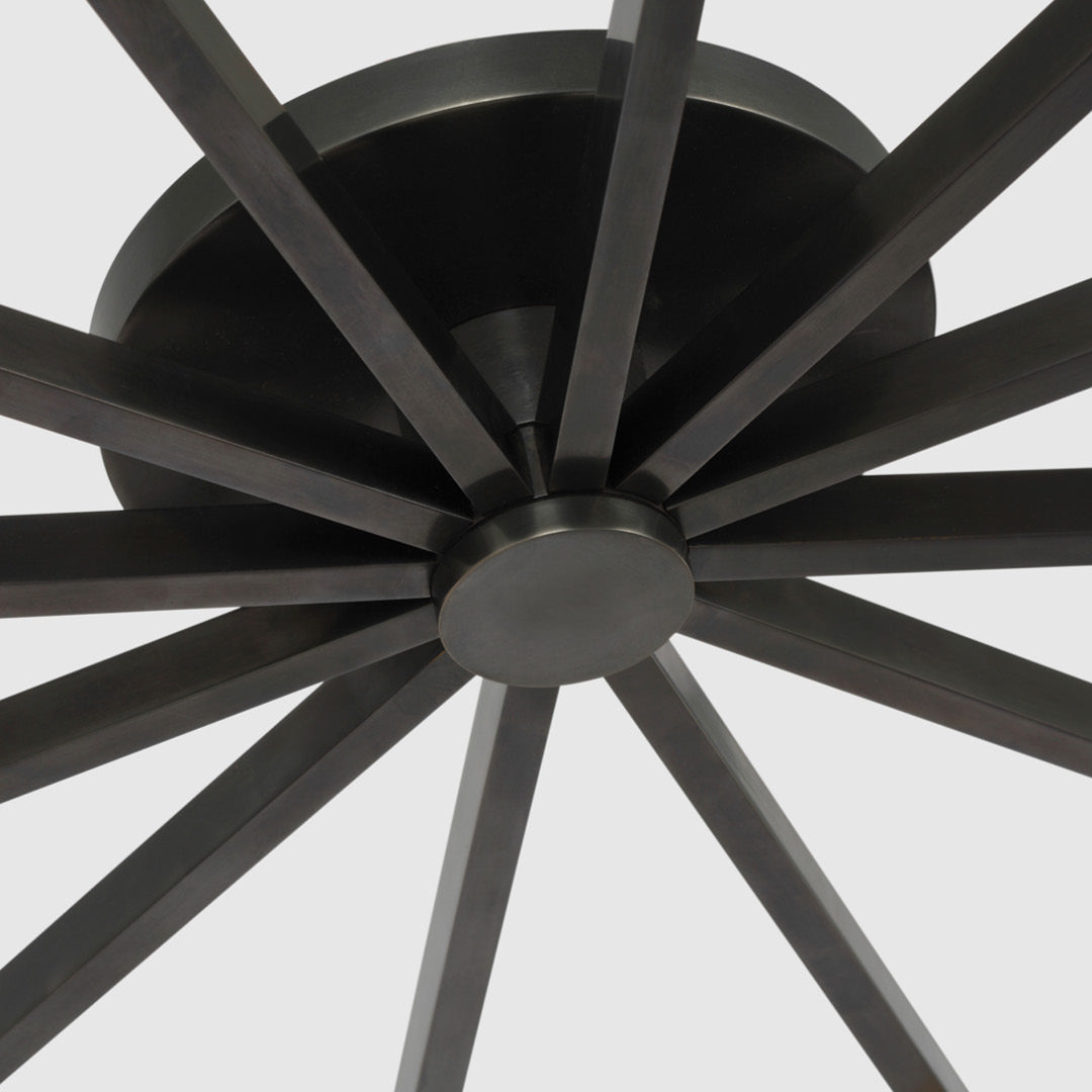 Pedra Grande Staggered Arm Flush Mount