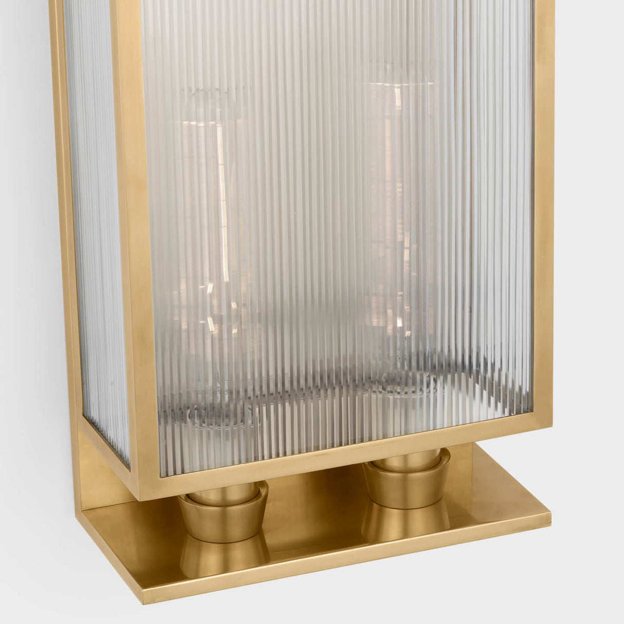 York Double Box Sconce