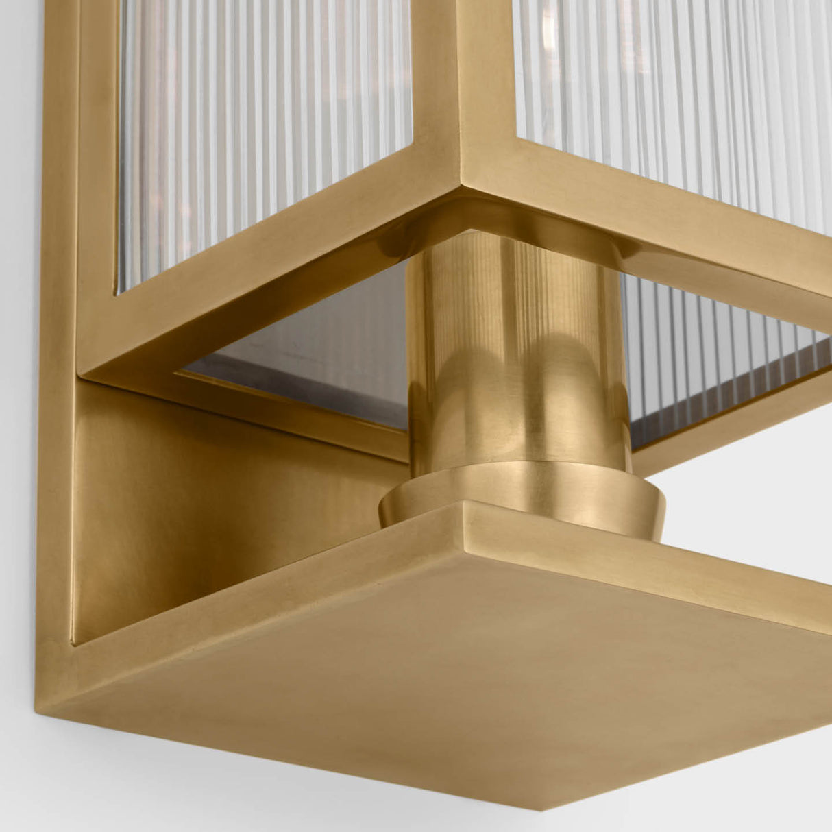 York Single Box Sconce