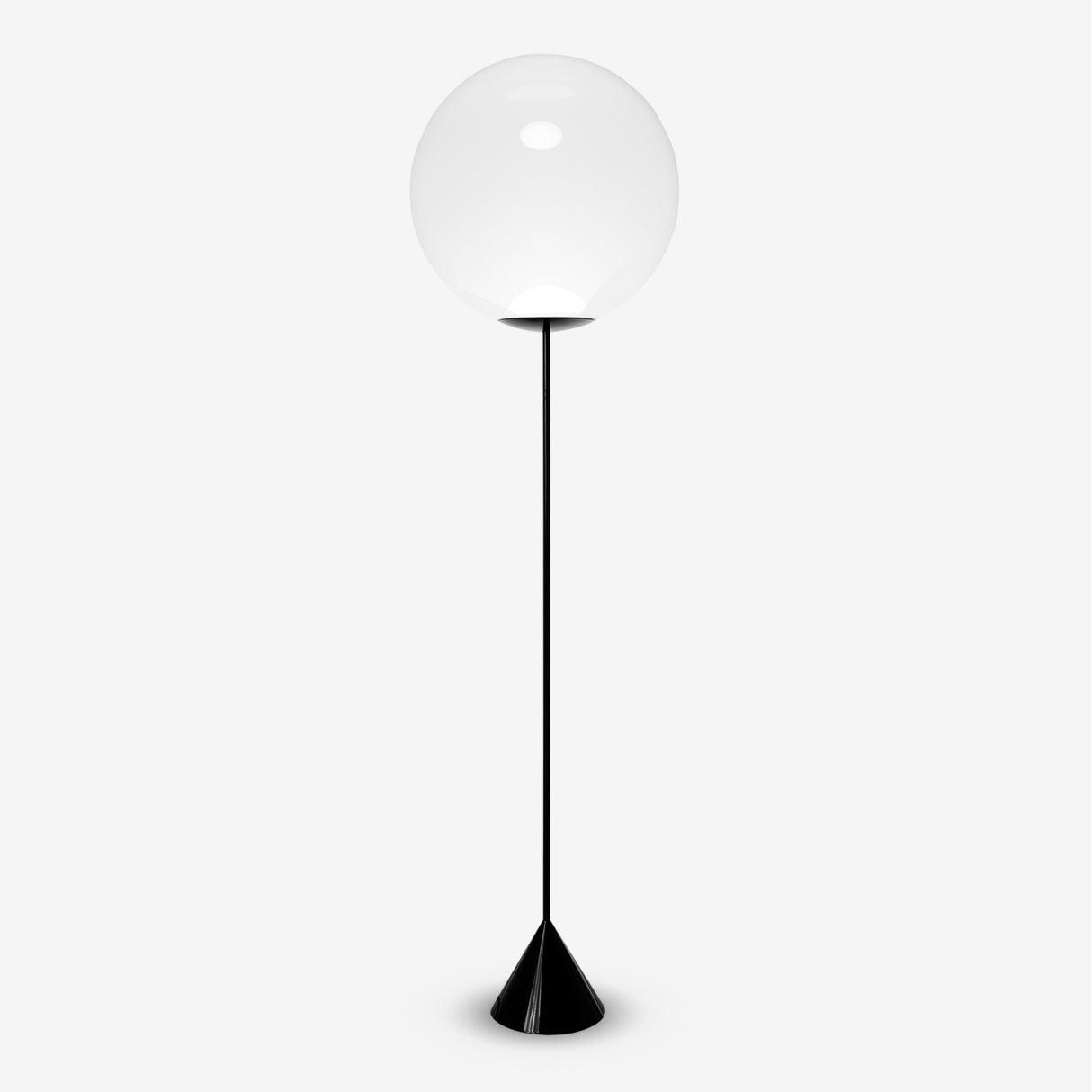 Globe Cone Floor Lamp Opalescent