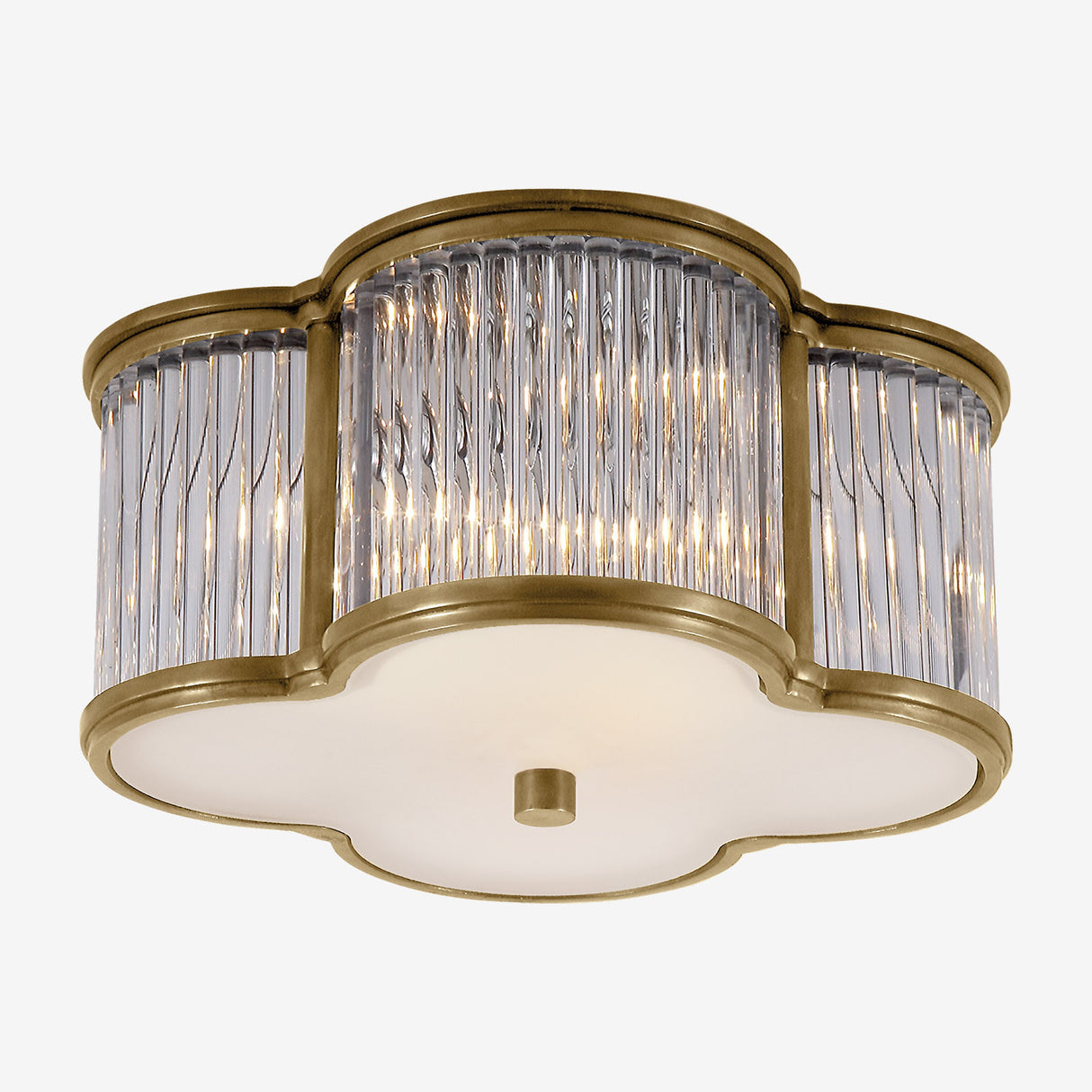 Basil Flush Mount (Clear Glass Feature)