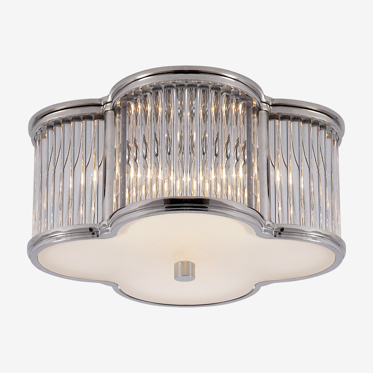 Basil Flush Mount (Clear Glass Feature)