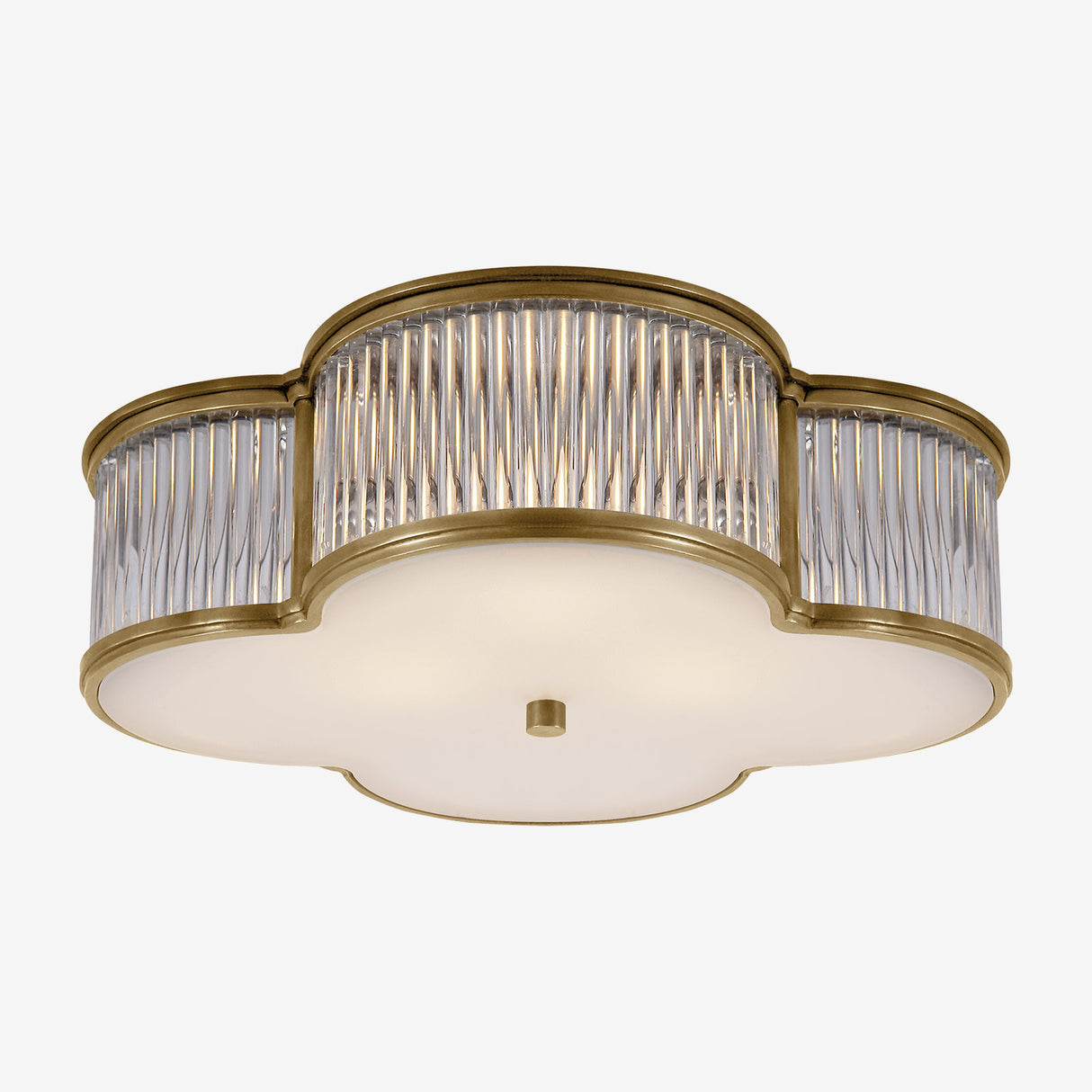 Basil Flush Mount (Clear Glass Feature)