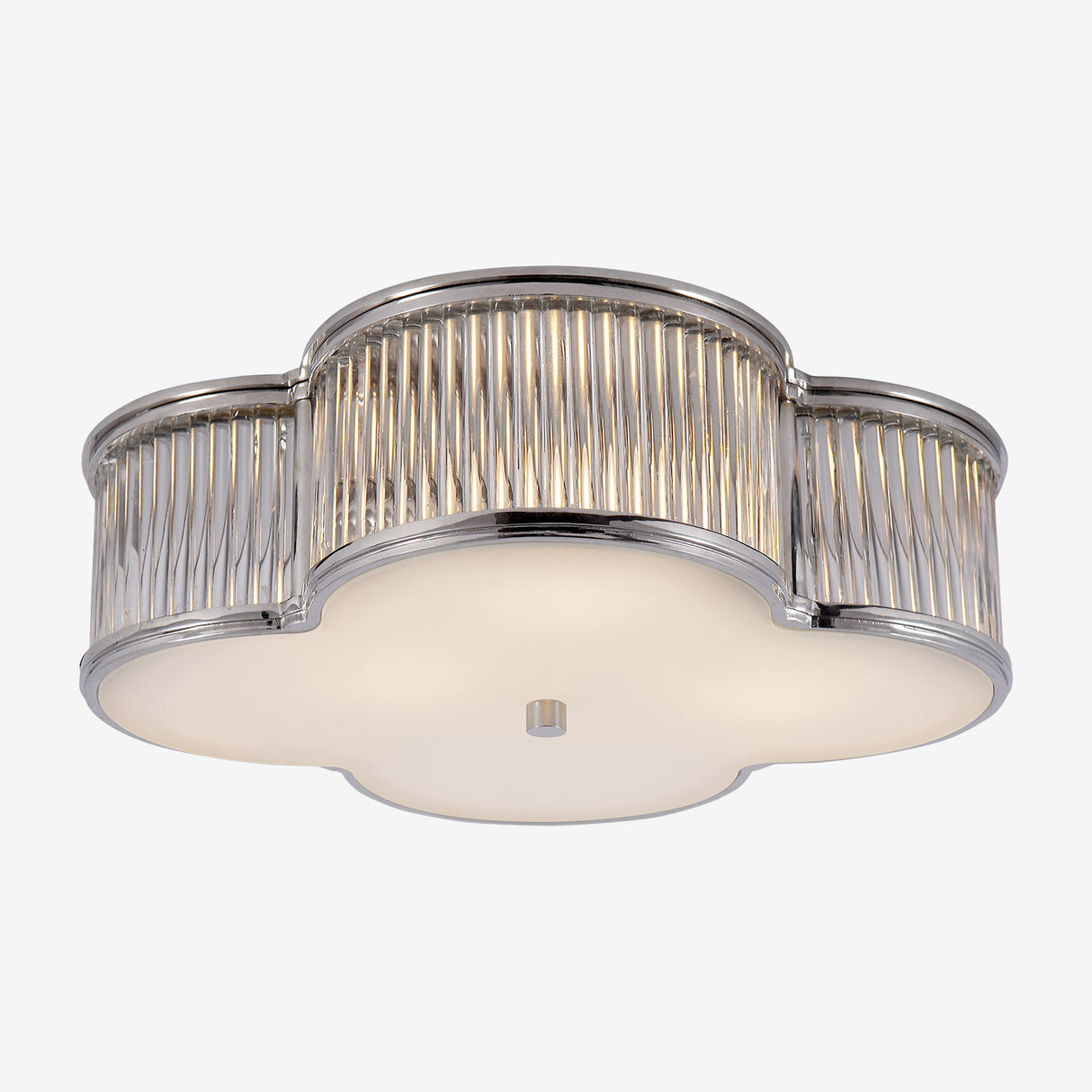 Basil Flush Mount (Clear Glass Feature)