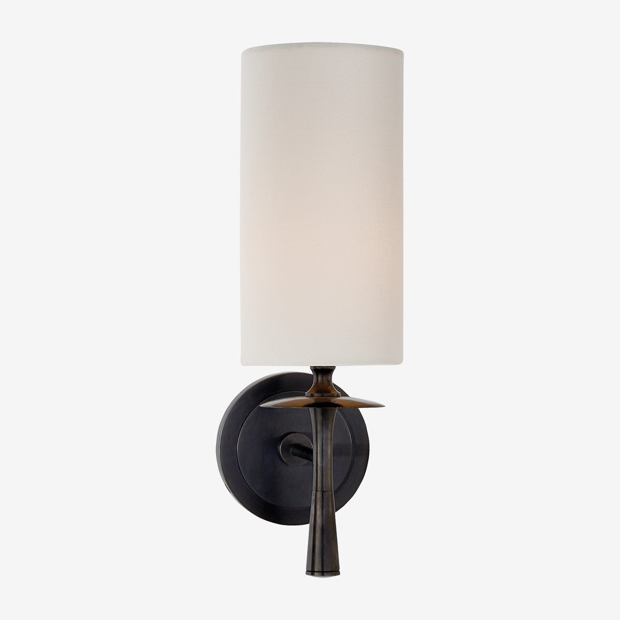 Drunmore Single Sconce with Linen Shade