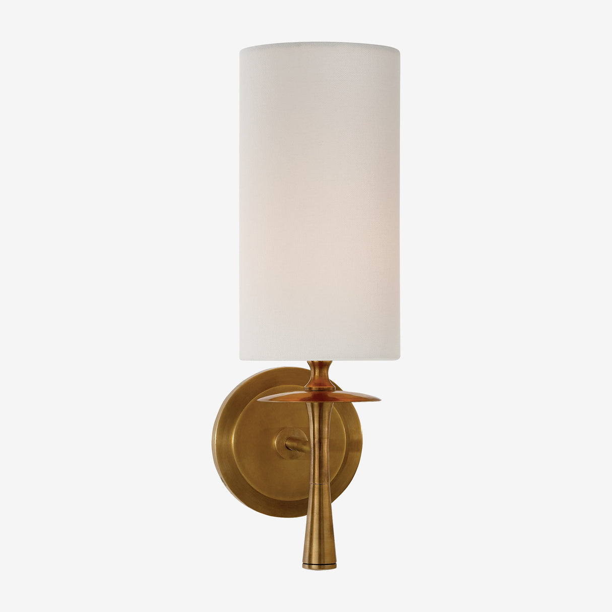 Drunmore Single Sconce with Linen Shade