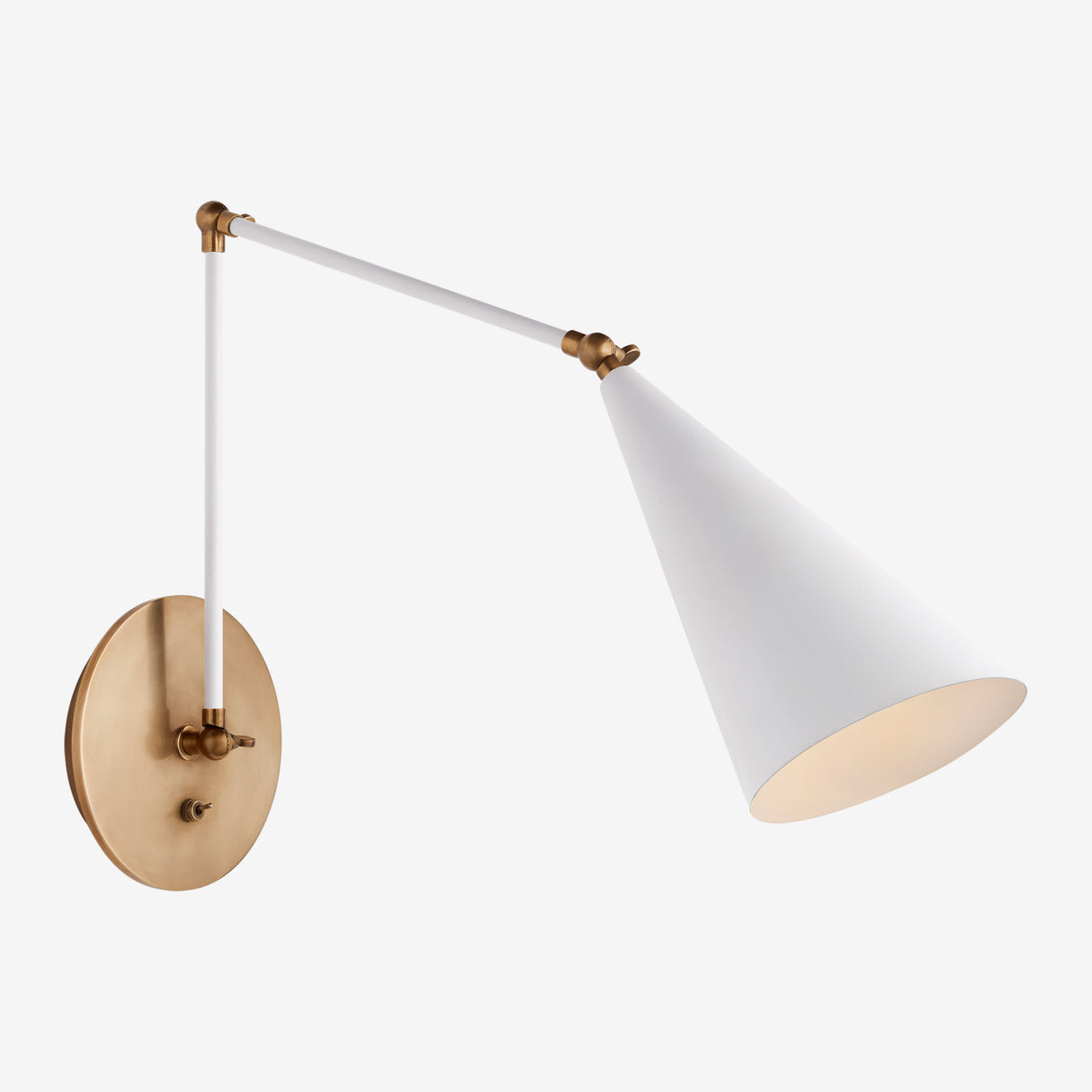 Clemente Double Arm Library Sconce