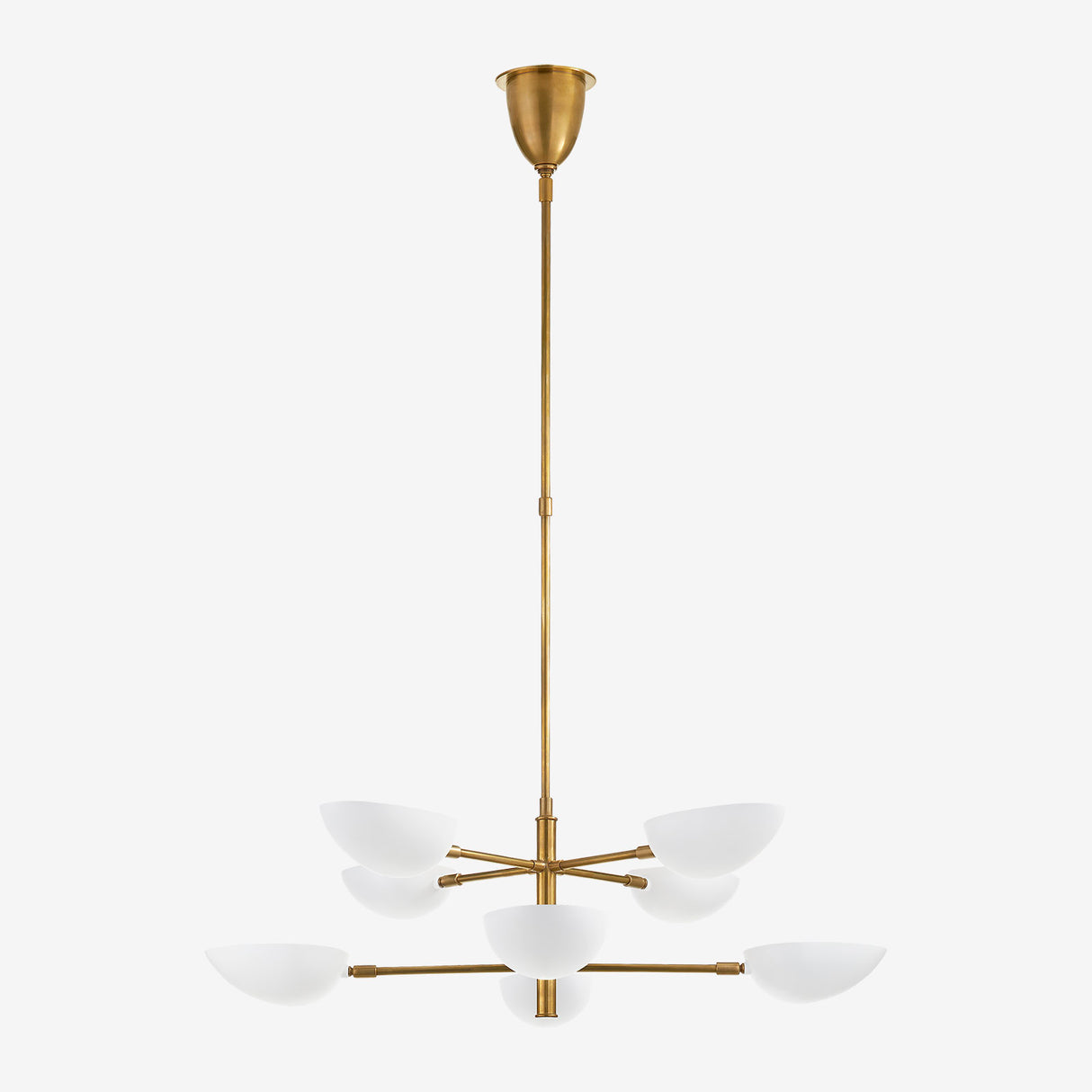 Graphic Two-Tier Chandelier