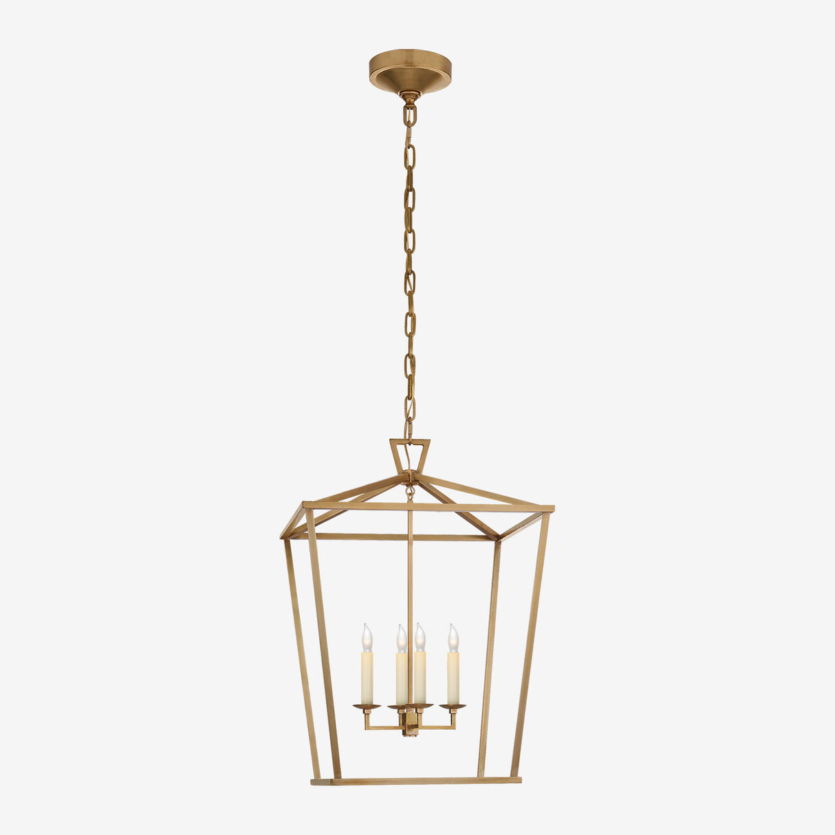 Darlana Medium Lantern (Solid Brass Finish)