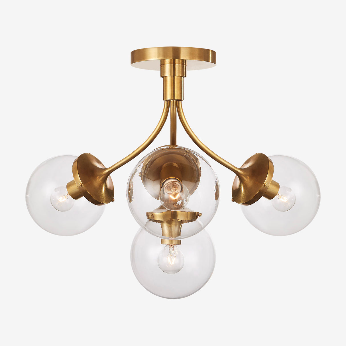 Prescott Medium Semi-Flush Mount