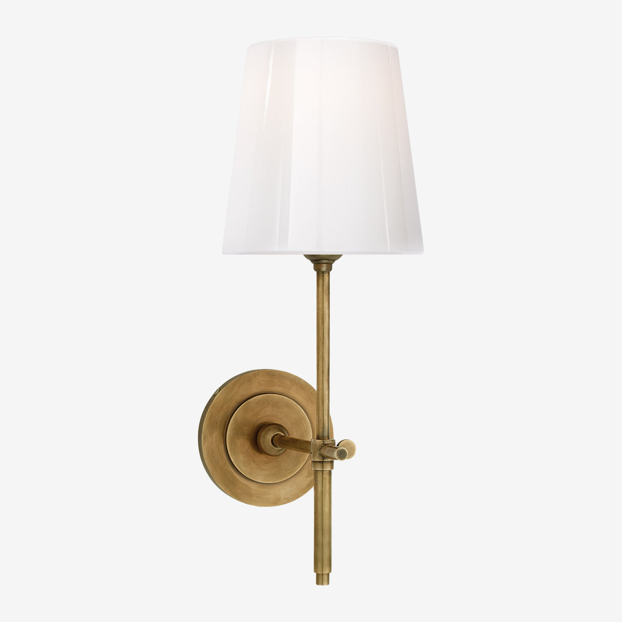 Bryant Sconce with White Glass Shade