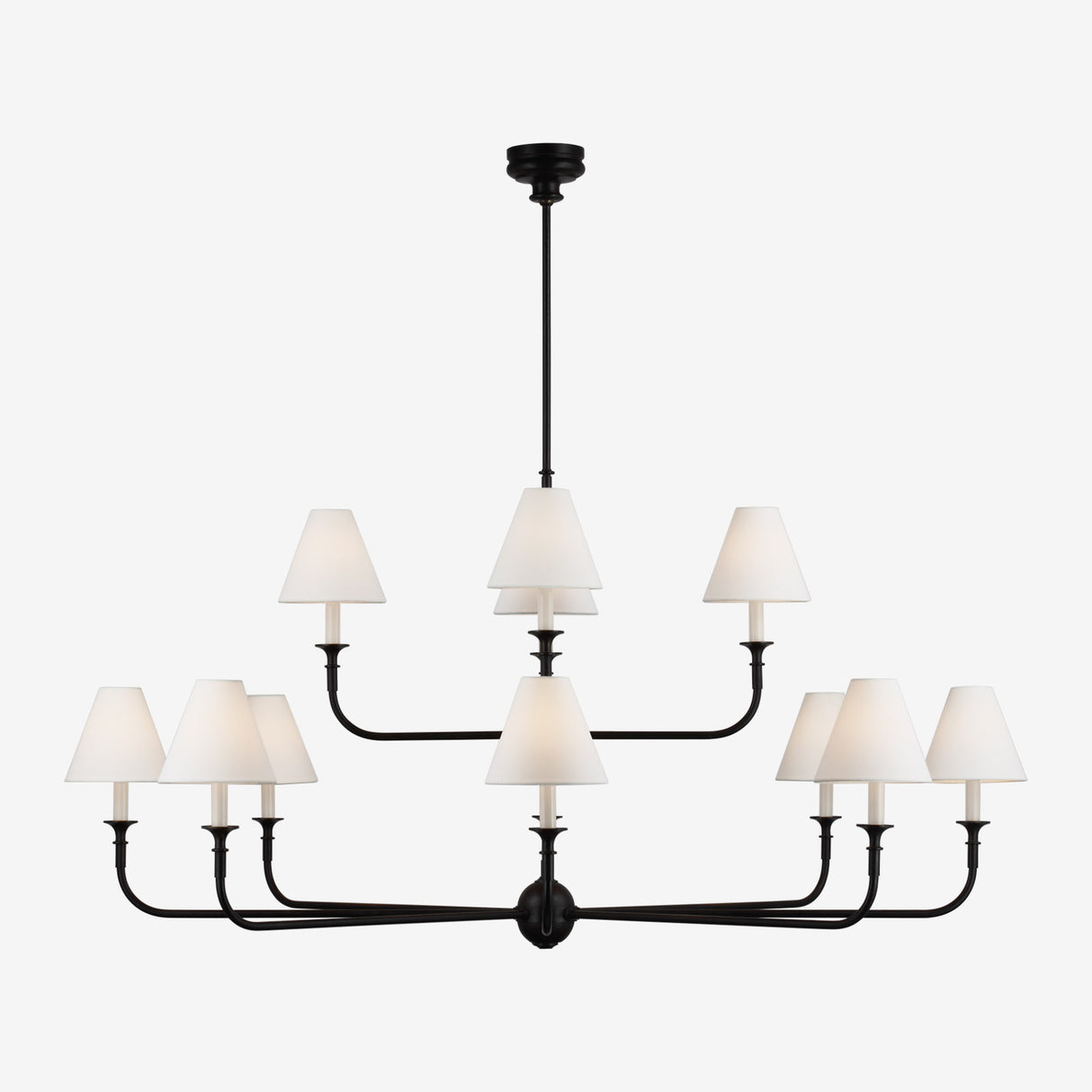 Piaf Grande Two-Tier Chandelier