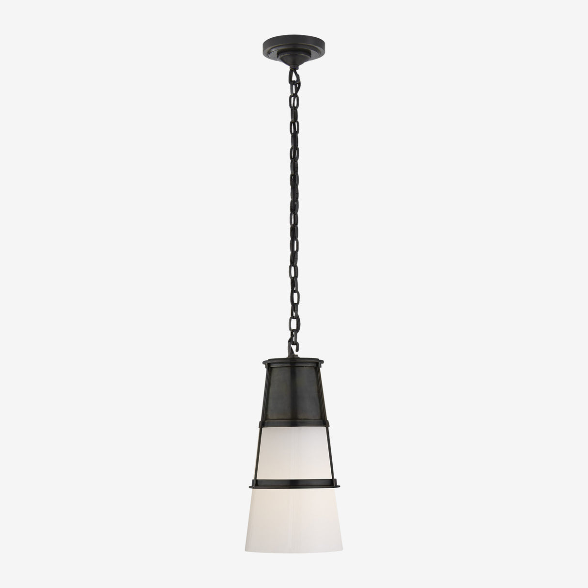 Robinson Pendant (White Glass)
