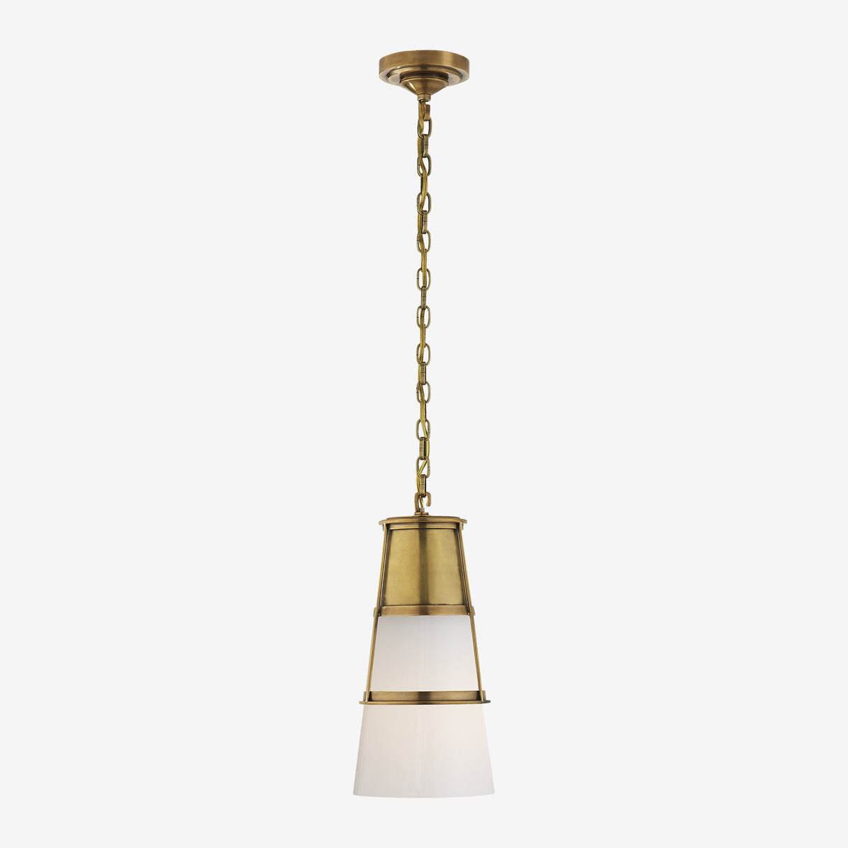 Robinson Pendant (White Glass)