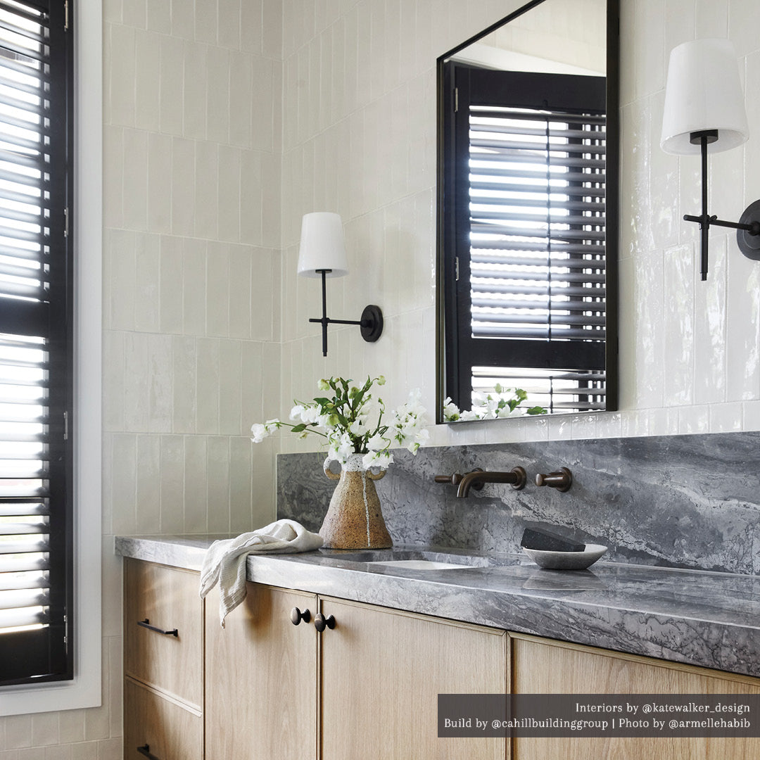 Bryant Sconce with White Glass Shade