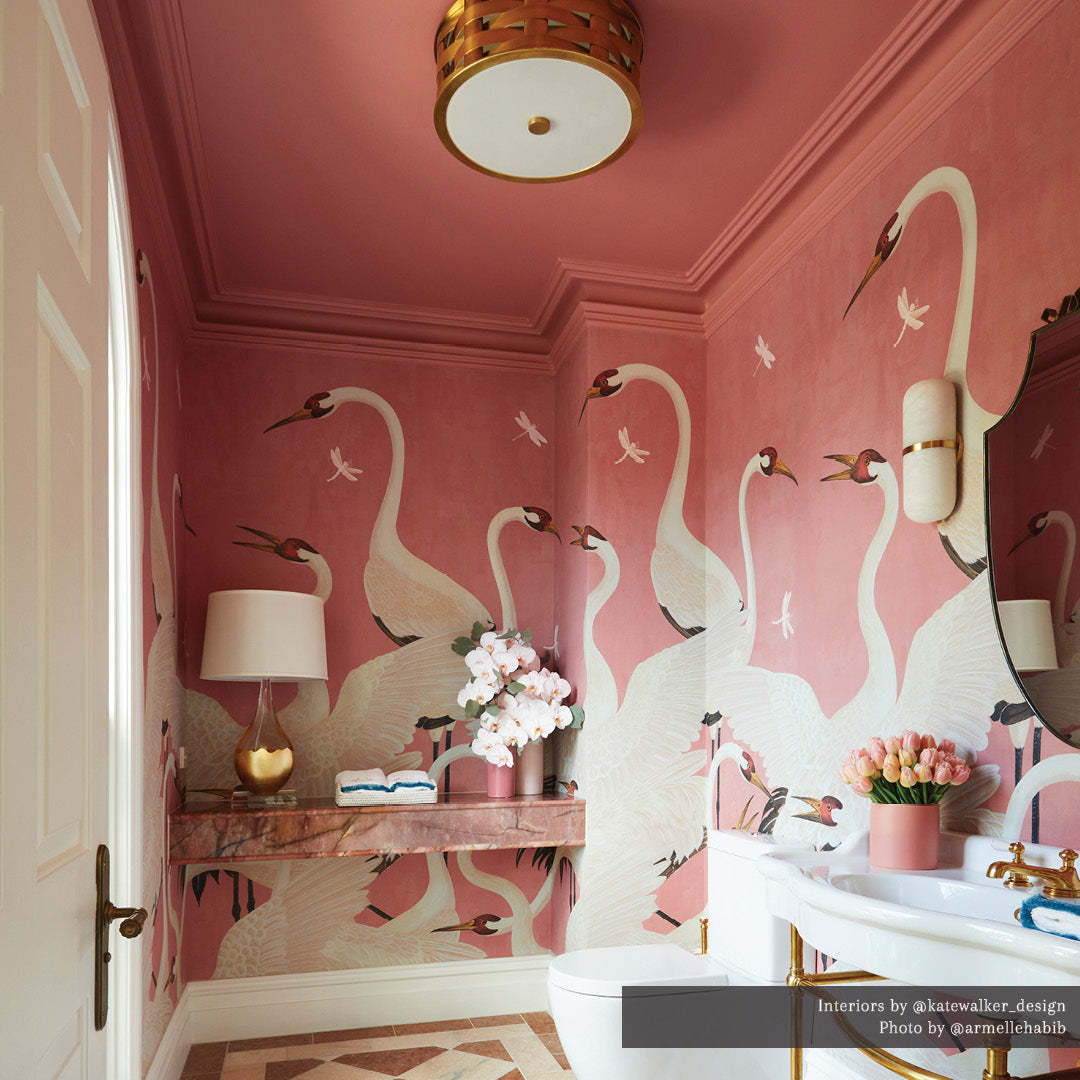 Ella Small Woven Flush Mount