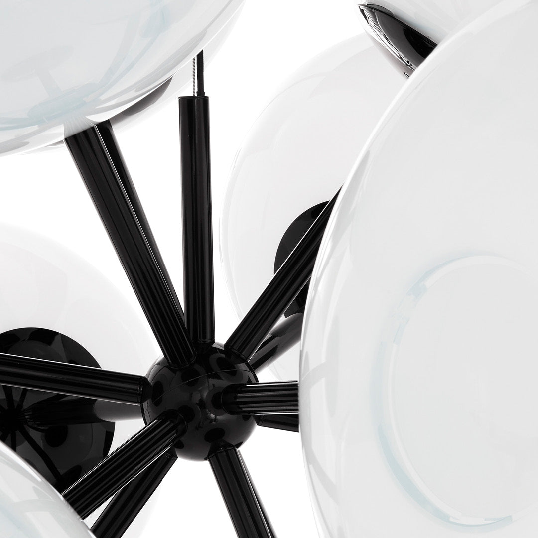 Globe Burst Chandelier Opalescent