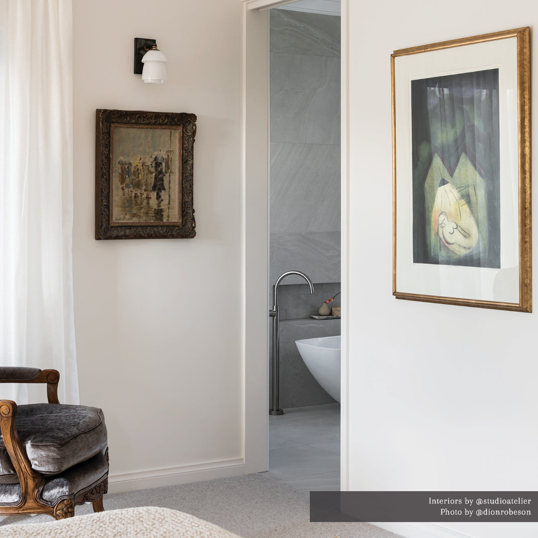 Whitman Sconce with White Glass