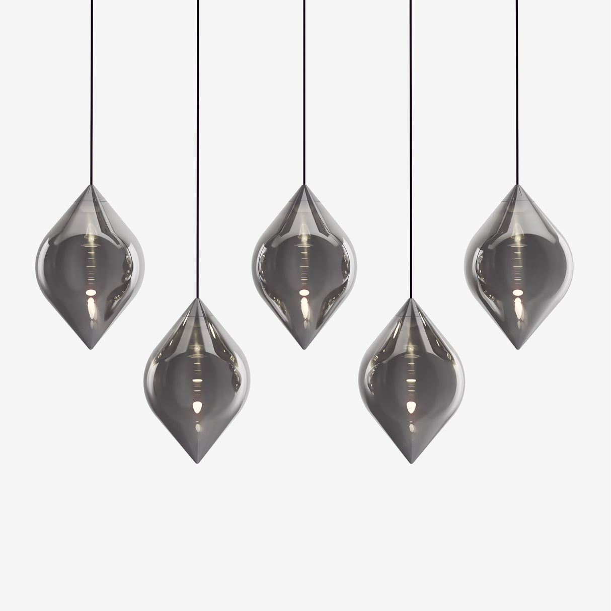 Flare Top Silver Pendant