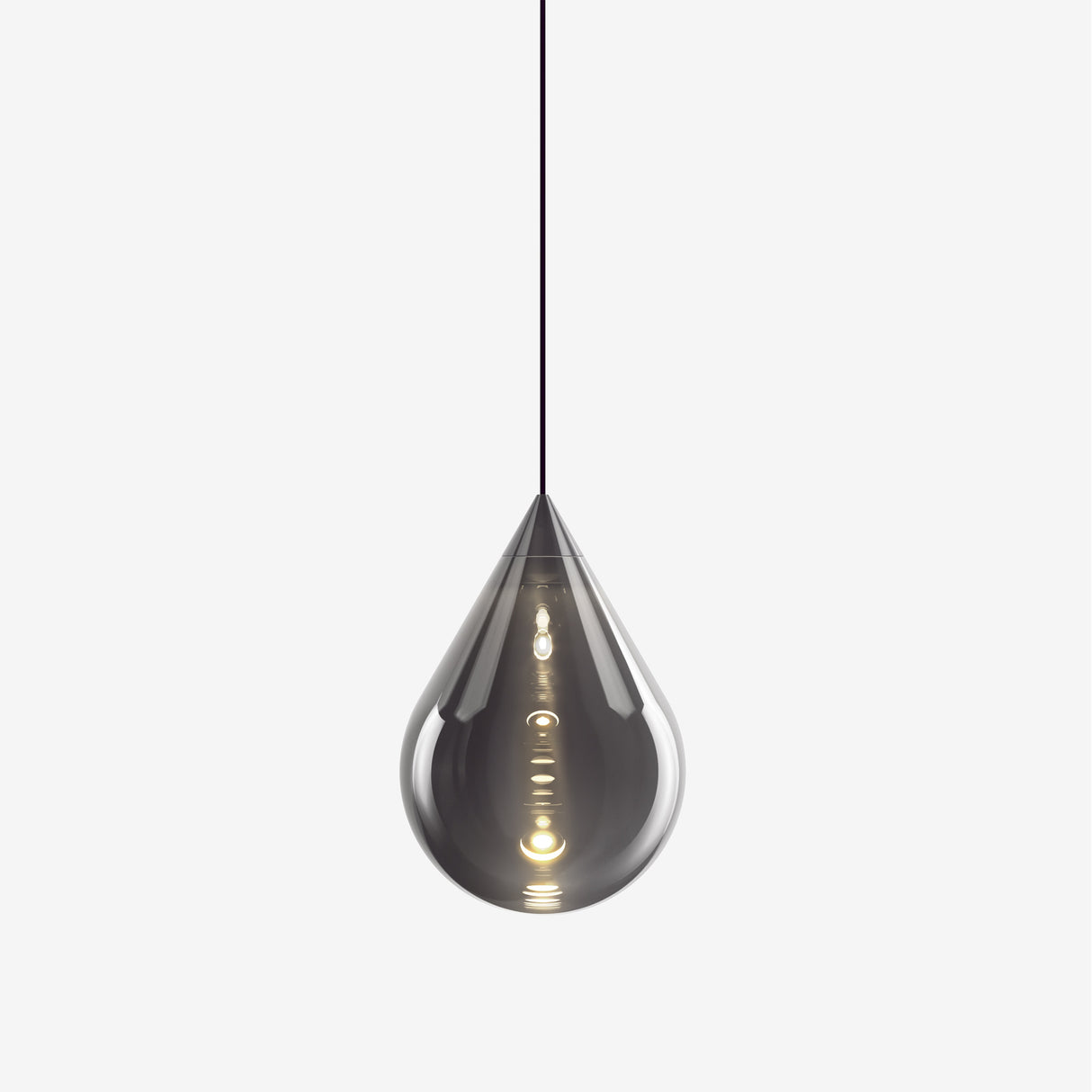 Flare Bead Silver Pendant
