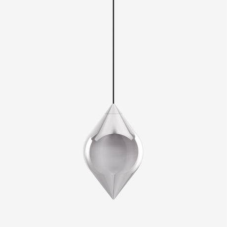 Flare Top Silver Pendant
