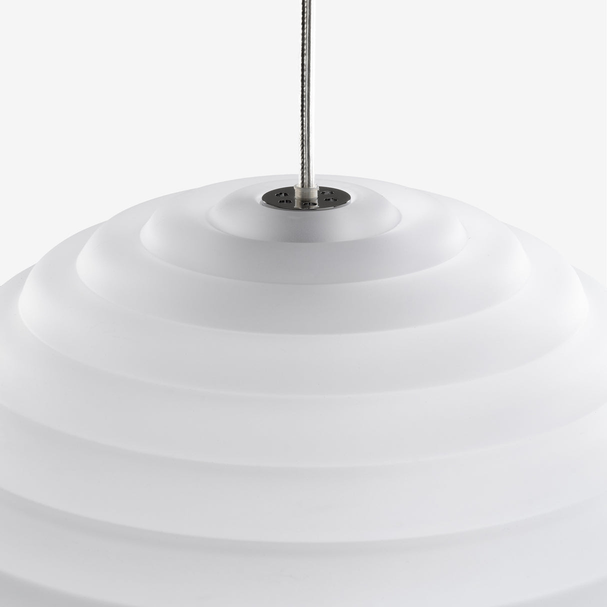 Press Frosted Sphere Pendant