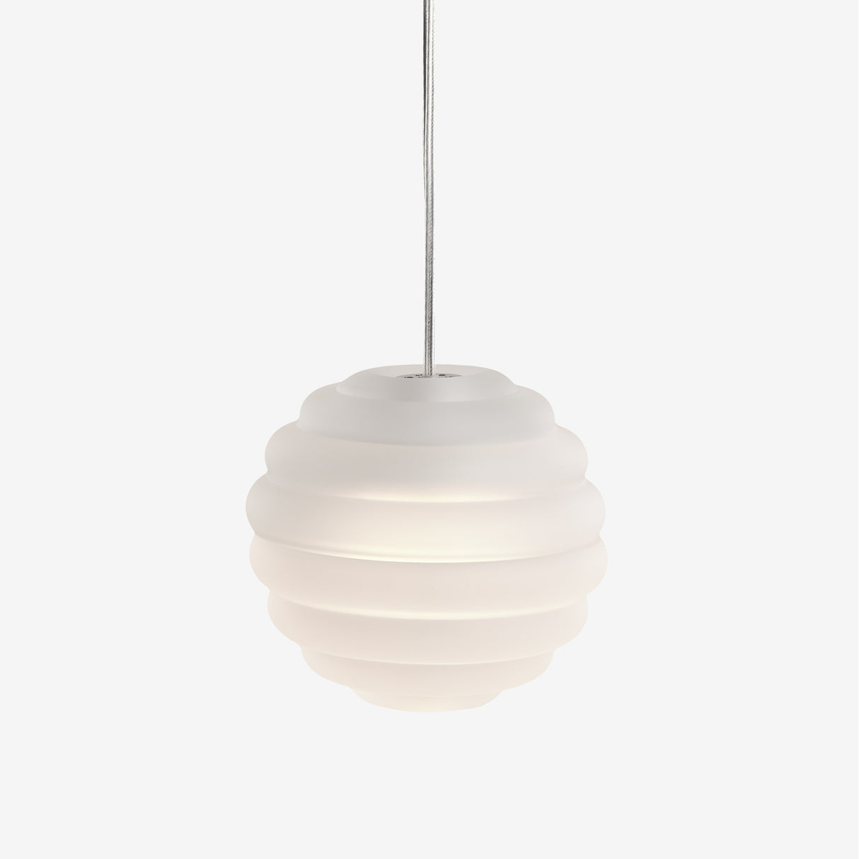 Press Frosted Mini Sphere Pendant