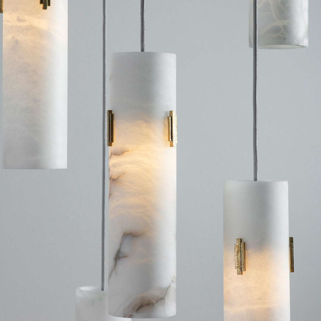 Alabaster Pendant Cluster