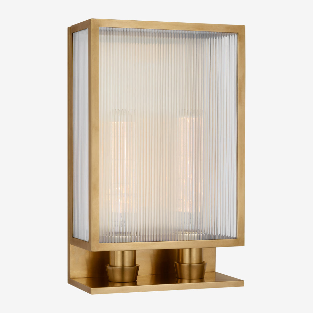York Double Box Sconce