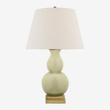 Gourd Form Small Table Lamp