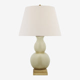 Gourd Form Small Table Lamp