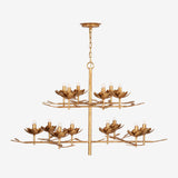 Clementine 53 Inch Tiered Chandelier