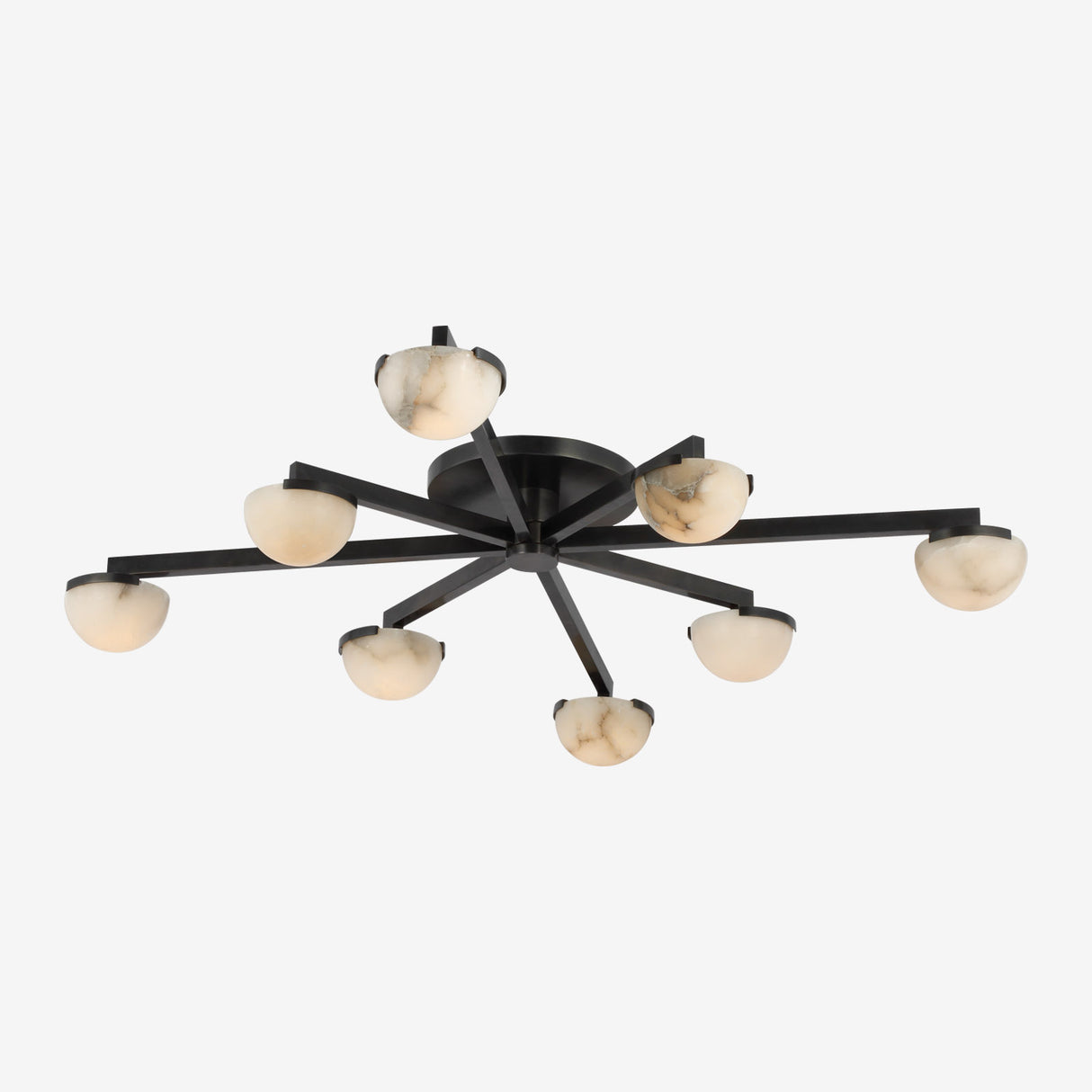 Pedra Large Staggered Arm Flush Mount